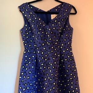 Kate Spade Blue Polka Dot Dress
